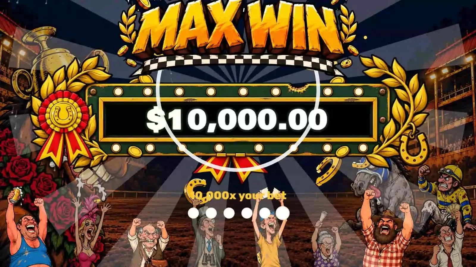 Max win: A round that reaches 10,000x ends there and pays the full 10,000x.